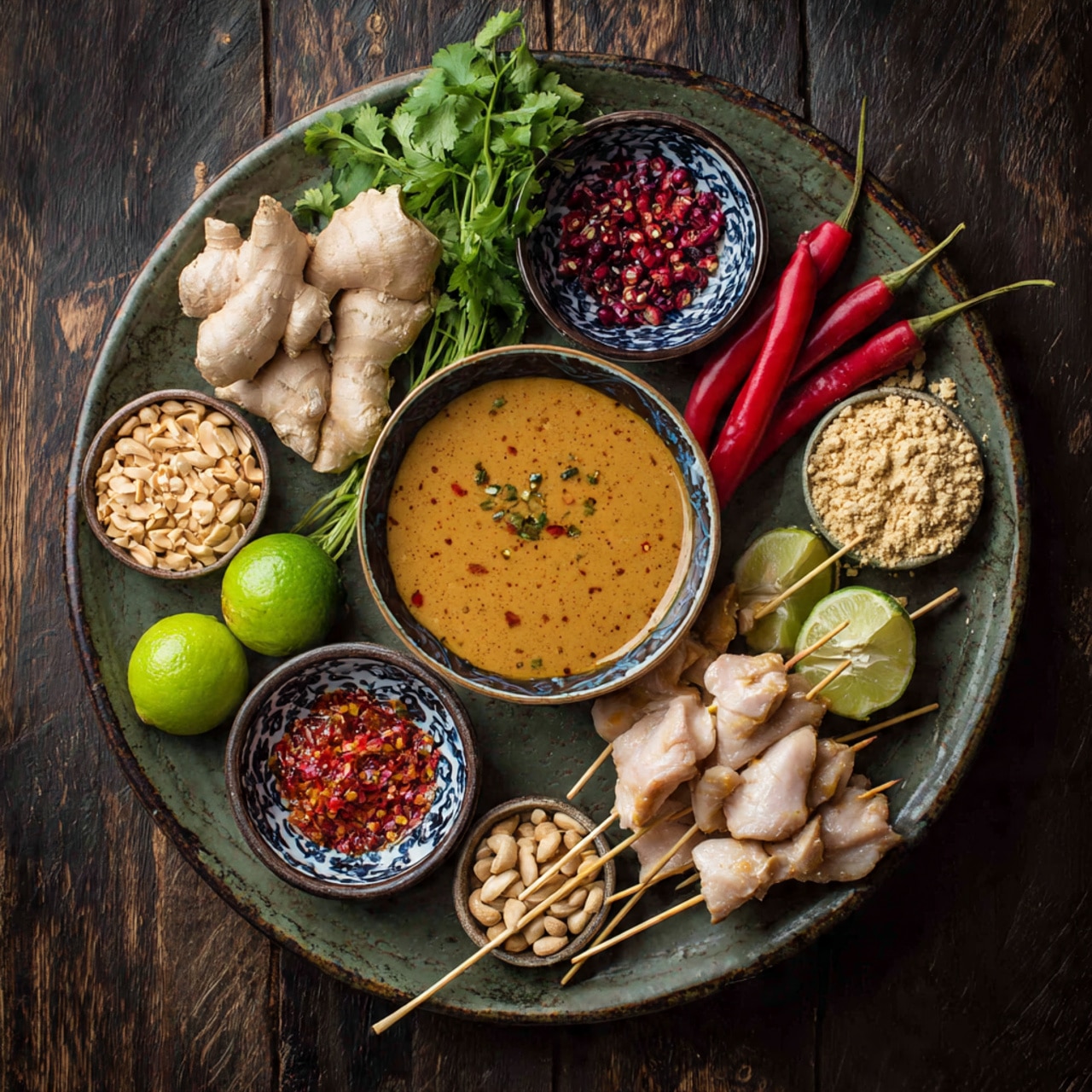 Irresistible Thai Chicken Satay with Peanut Sauce Recipe
