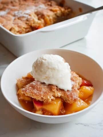 Sourdough Peach Cobbler Recipe