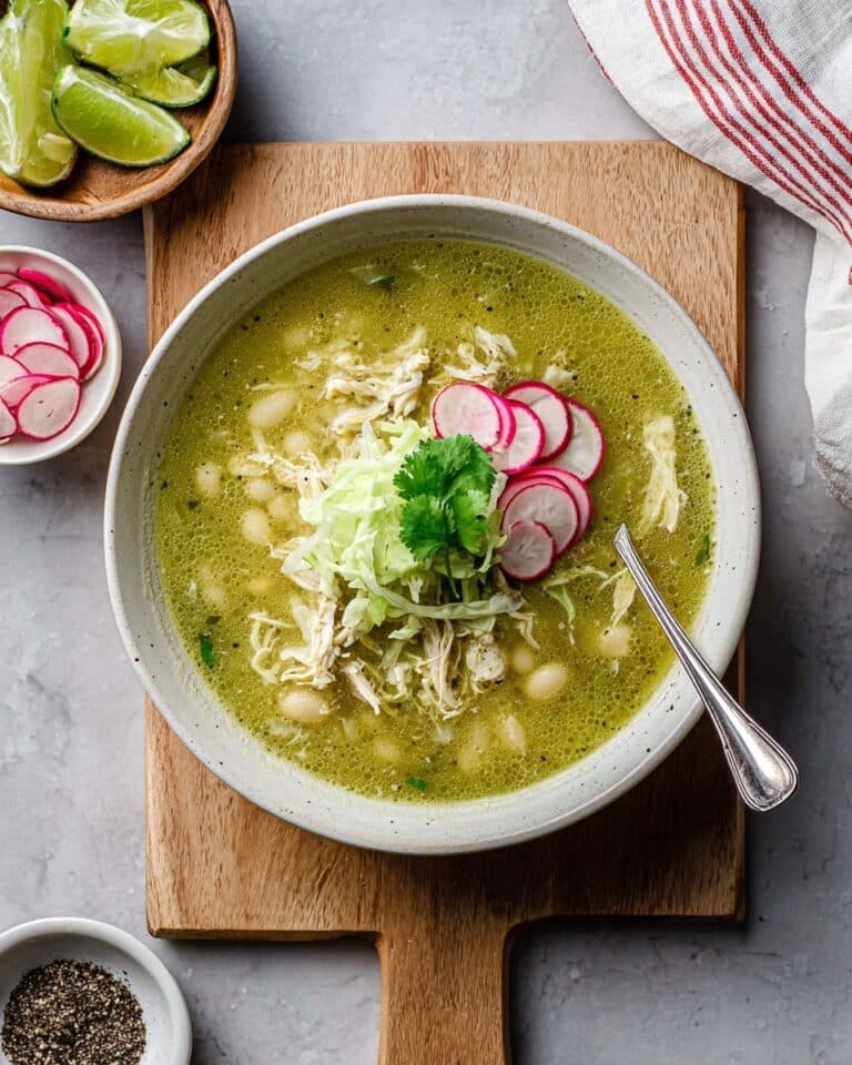 Chicken Pozole Verde (Mexican Green Pozole) Recipe