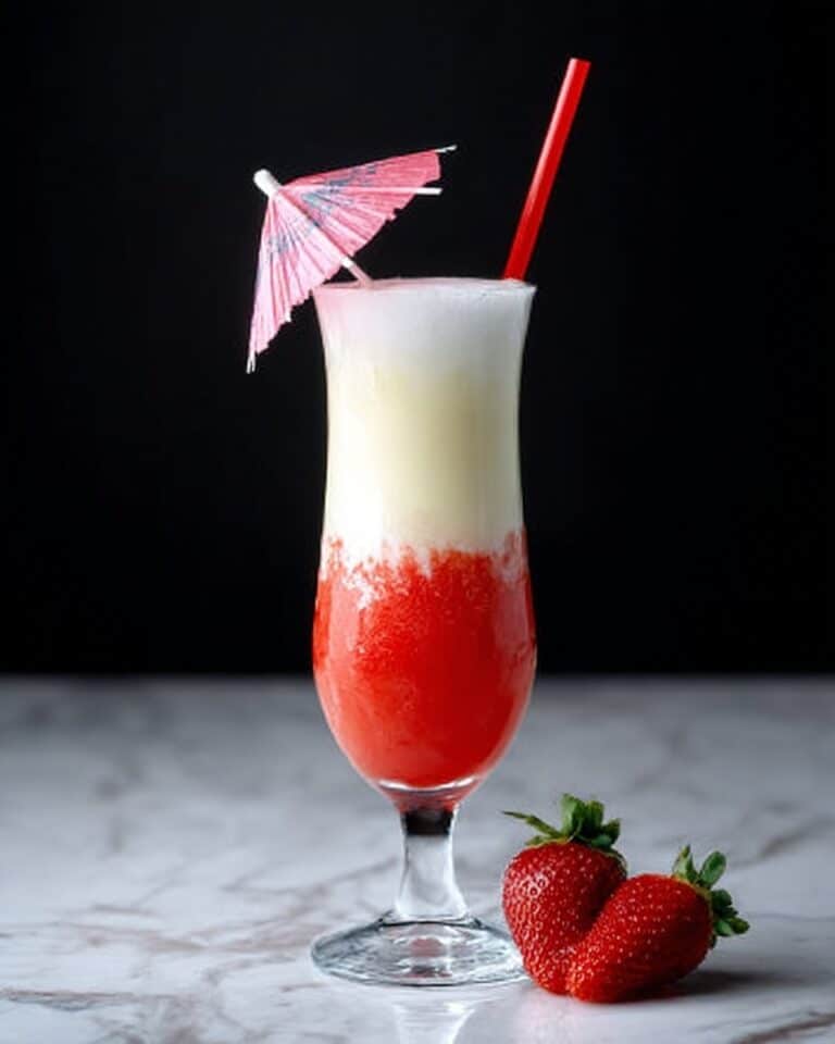 Lava Flow Cocktail: Irresistibly Tropical & Vibrant Drink