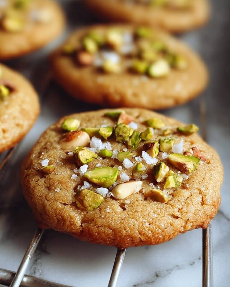 Salted Honey Pistachio Cookies Recipe