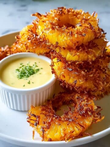 Rum-Soaked Fried Pineapple Recipe