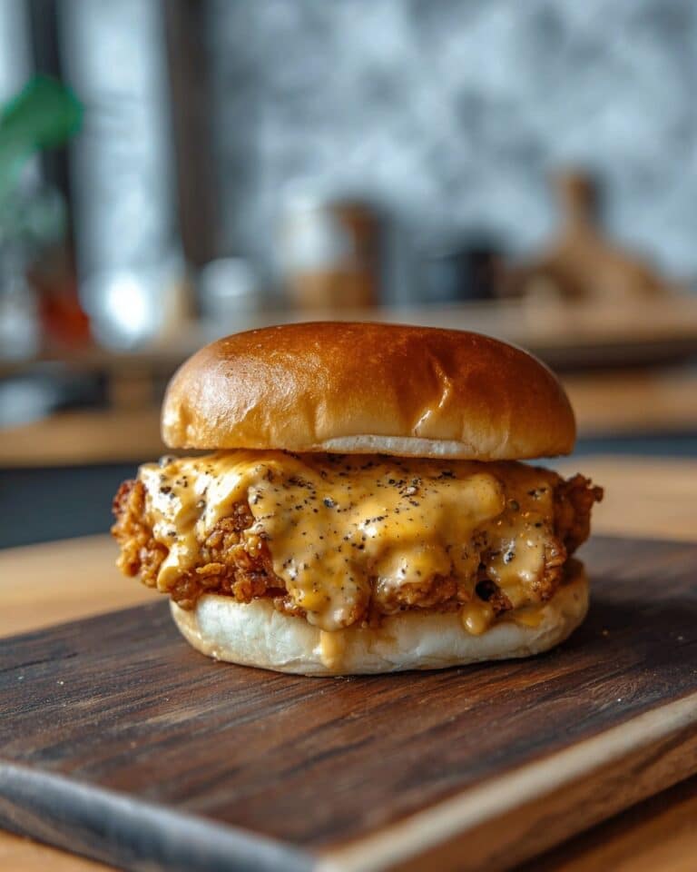 Cajun Chicken Sloppy Joes with Creamy Cheese Sauce Recipe