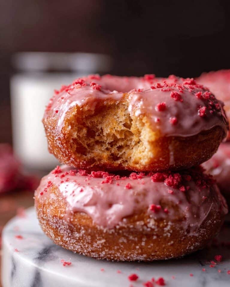 Strawberry Glazed Donuts Recipe