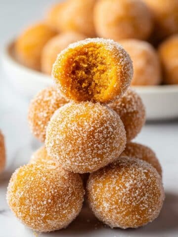 Cinnamon Sugar Pumpkin Donut Holes Recipe