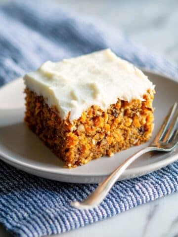 Healthy Carrot Cake with Greek Yogurt Frosting Recipe