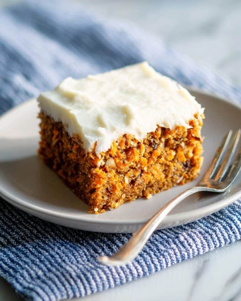 Healthy Carrot Cake with Greek Yogurt Frosting Recipe