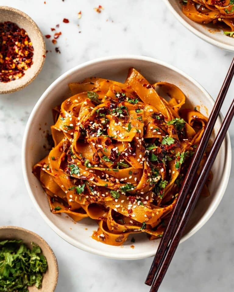 Spicy Chili Garlic Noodles Recipe