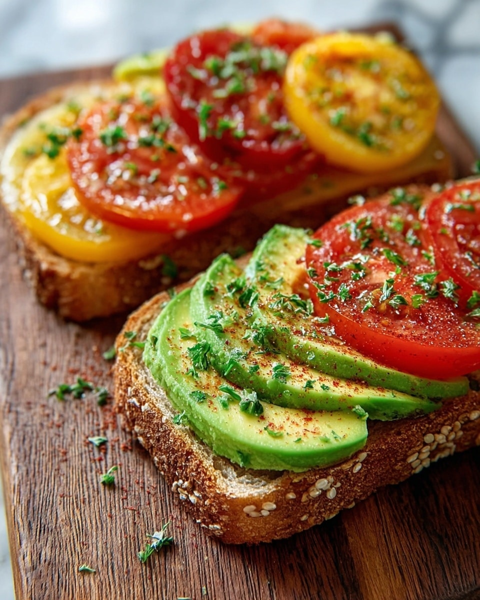Toast Preference Tomato Avocado Toast: Bright, Fresh, and Nutritious Breakfast