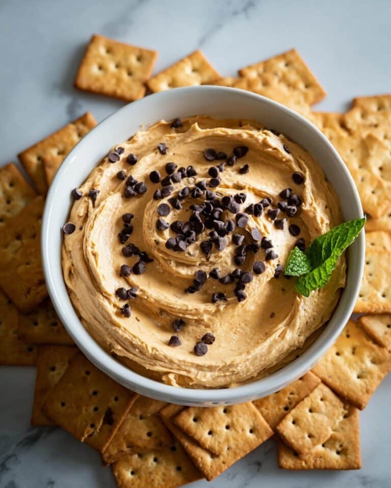 Sweet & Savory Cookie Dough Ham Dip with Crackers Recipe