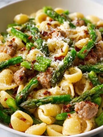 Easy Sausage Asparagus Pasta Recipe