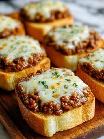 Sloppy Joe Garlic Bread Recipe