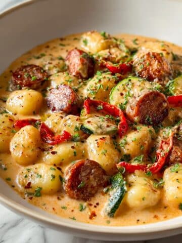 Mouthwatering Beef Kielbasa Gnocchi Skillet: Quick & Easy Recipe