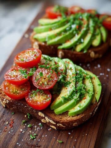 Tomato Avocado Toast Recipe