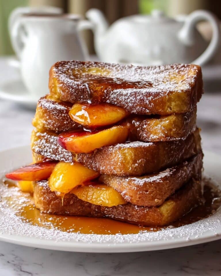 Grandma's Peach French Toast Recipe