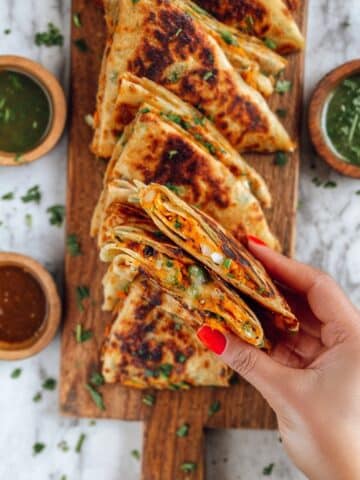 Chicken Tikka Paratha Rolls Recipe