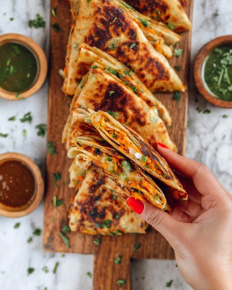 Chicken Tikka Paratha Rolls Recipe