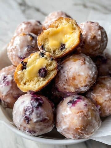 Blueberry Lemon Curd Donut Holes Recipe