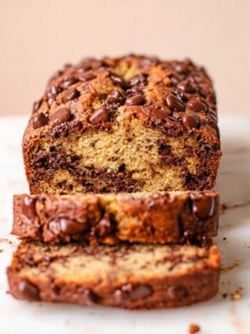 Moist Banana Bread with Brown Butter, Coffee, and Chocolate Chips Recipe