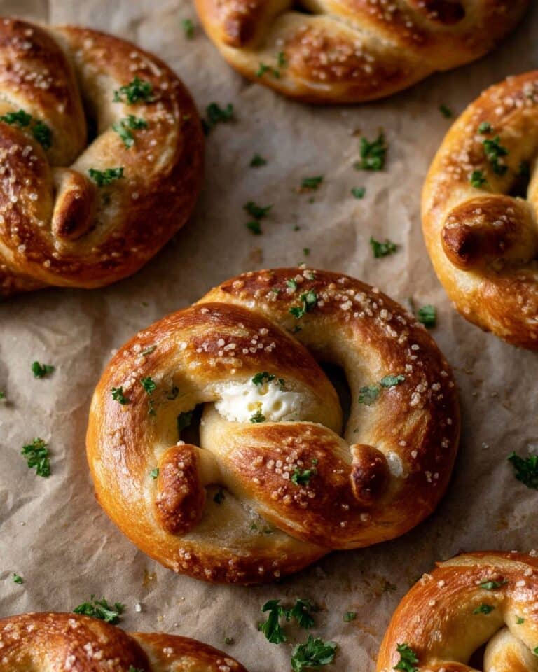 Spinach Artichoke Stuffed Pretzels Recipe