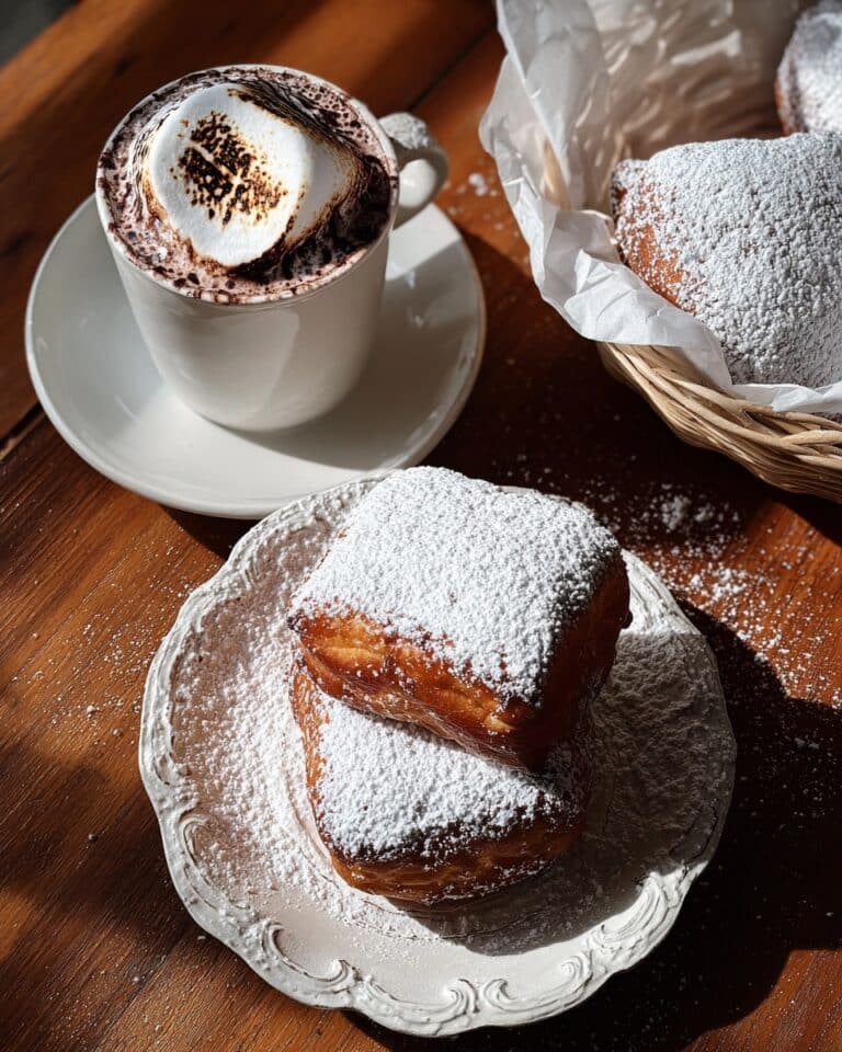 Homemade Beignets with French Hot Chocolate Recipe