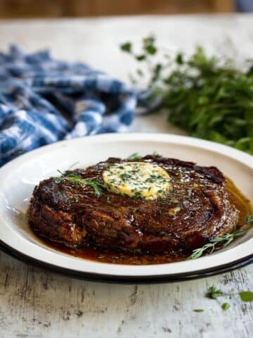 Tenderloin Steak with Herb Butter Recipe