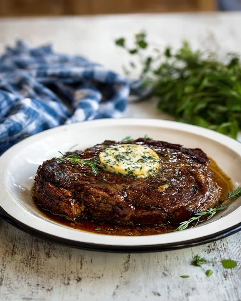 Tenderloin Steak with Herb Butter Recipe