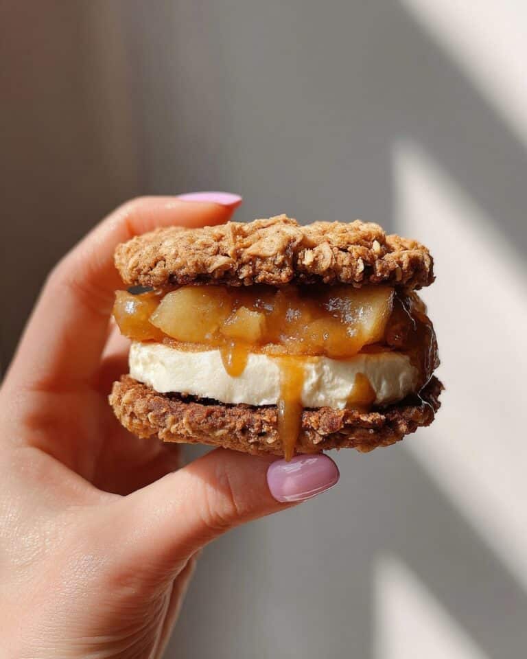 Caramel Apple Brown Butter Oatmeal Cream Pies Recipe
