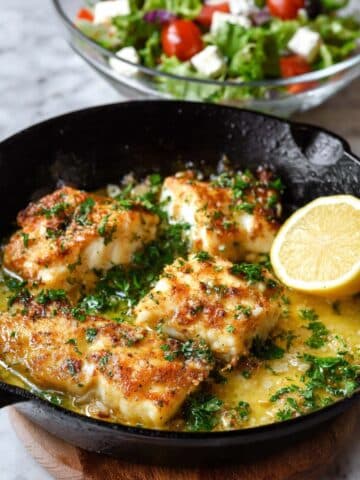 Baked Cod with Lemon and Garlic Recipe