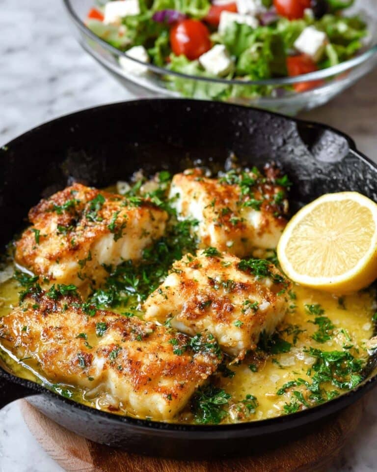 Baked Cod with Lemon and Garlic Recipe