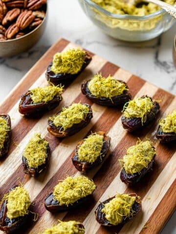 Dubai Stuffed Dates with Pistachio and Chocolate Recipe