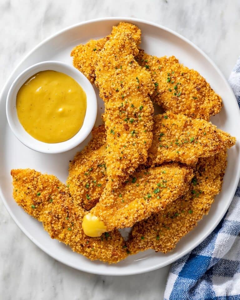Crispy Baked Chicken Tenders with Parmesan and Panko Recipe