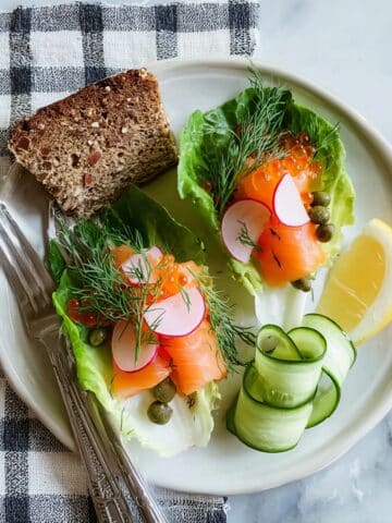 Smoked Salmon Salad Wreath Recipe