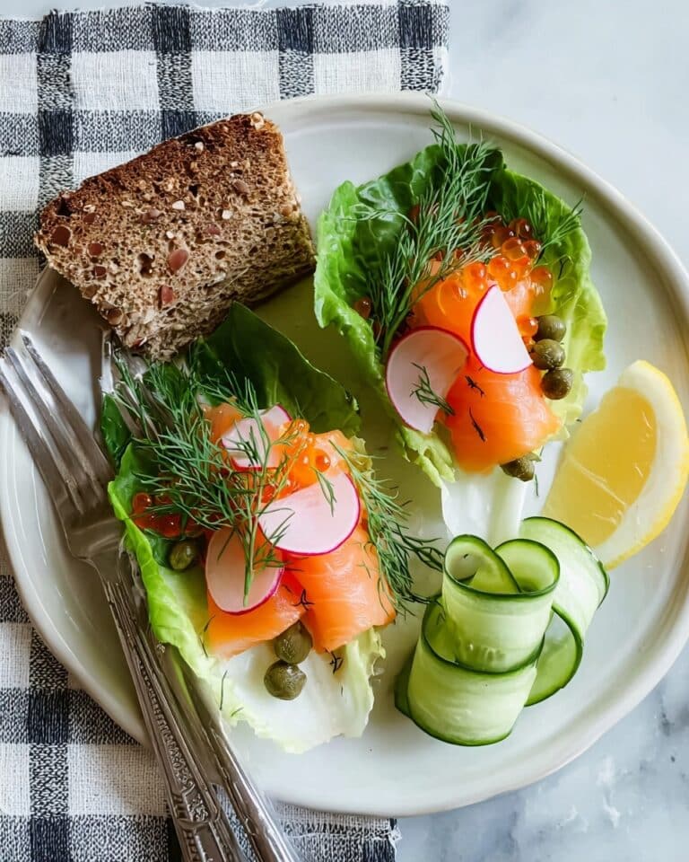 Smoked Salmon Salad Wreath Recipe