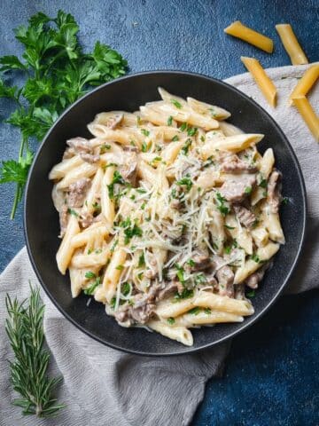 Creamy Steak Pasta Recipe