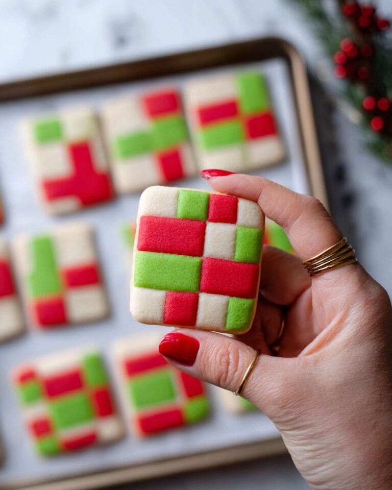 Checkerboard Shortbread Cookies Recipe