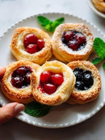 Fruit and Cream Cheese Breakfast Pastries Recipe