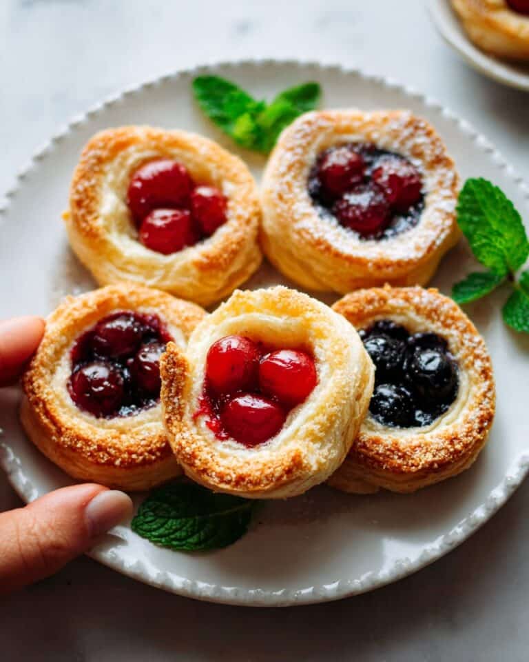 Fruit and Cream Cheese Breakfast Pastries Recipe
