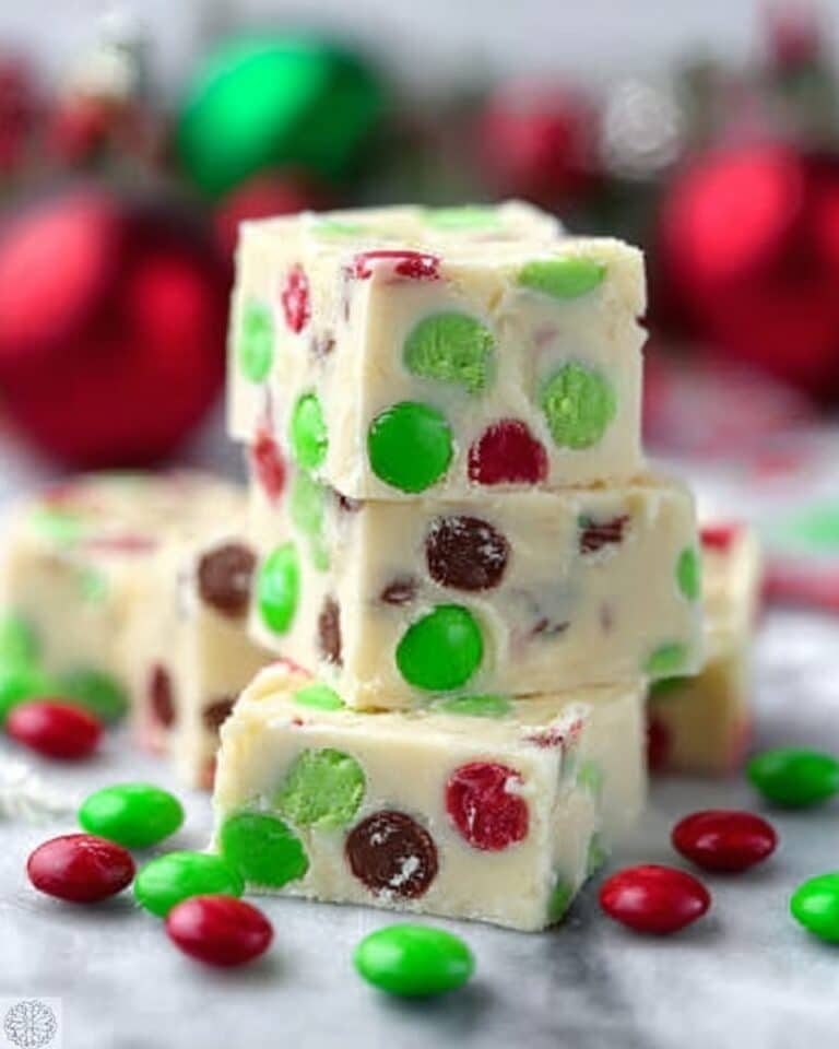 M&M White Chocolate Fudge Recipe