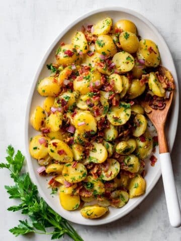 25-Minute German Potato Salad (Warm Recipe!) Recipe
