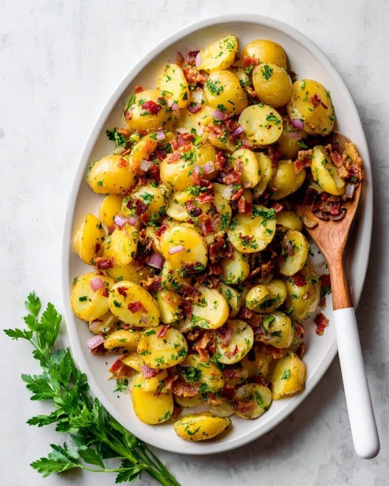 25-Minute German Potato Salad (Warm Recipe!) Recipe