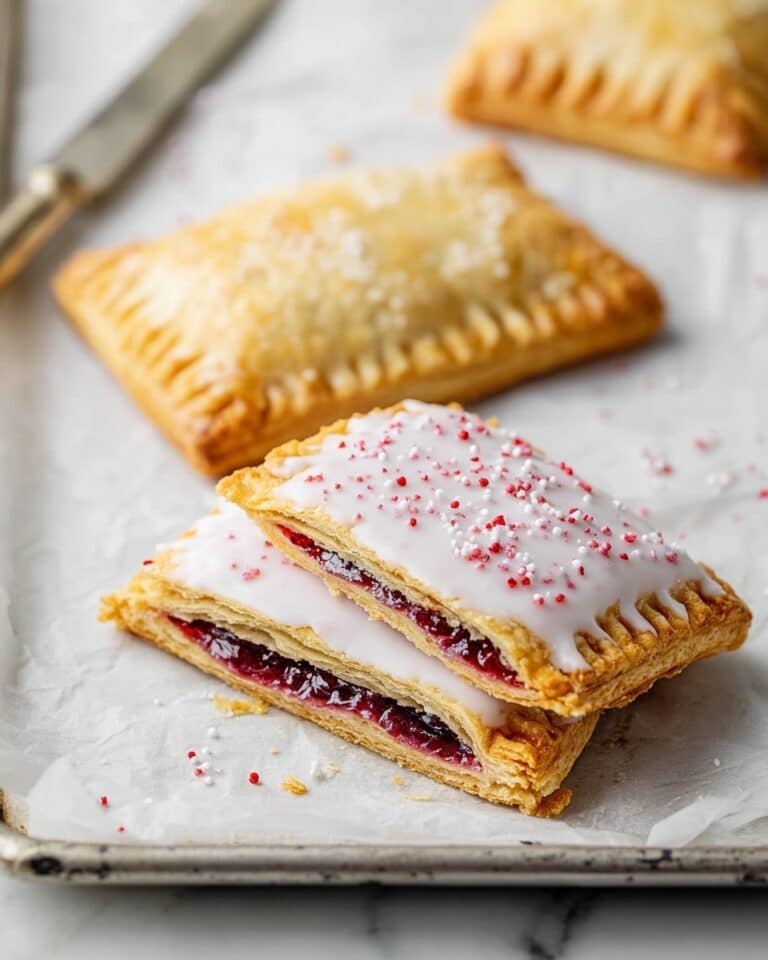 Keto Raspberry Pop Tarts (Sugar-Free & Gluten-Free) Recipe