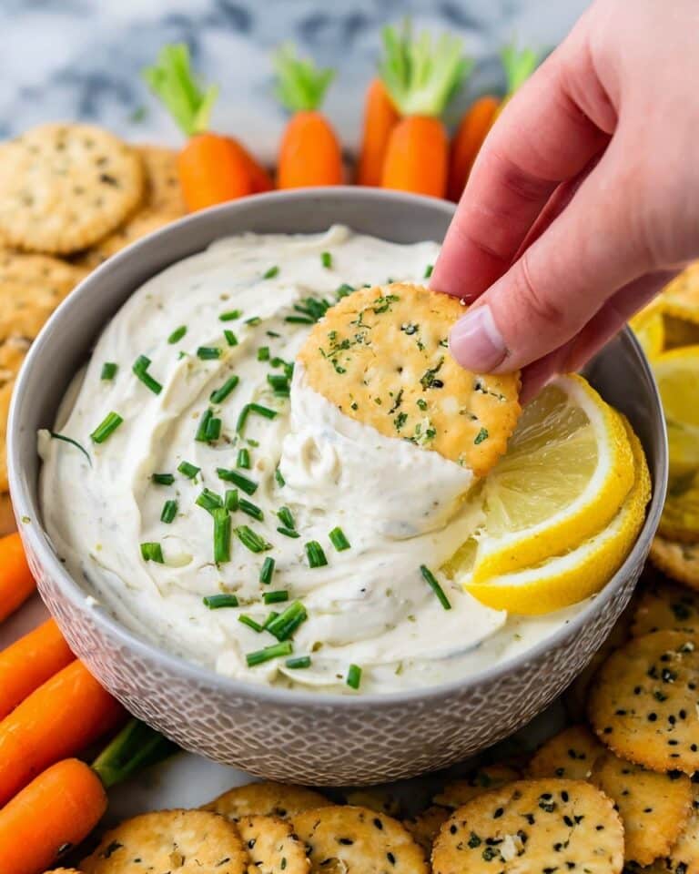 Creamy Clam Dip with Lemon and Chives – Delicious Seafood Appetizer